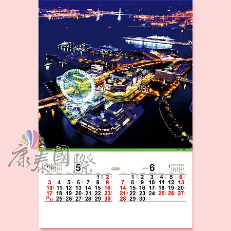 TH907名城夜景(2024年-日本進口月曆)-3