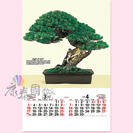 TH-914-盆栽(2024年-日本進口月曆)-2