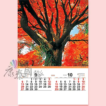 TH-918-深山銘木(2024年-日本進口月曆)-6