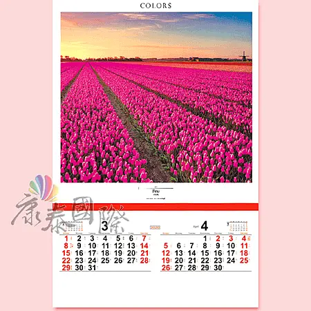 TH-8926-彩COLORS(2024年-日本進口月曆)-3